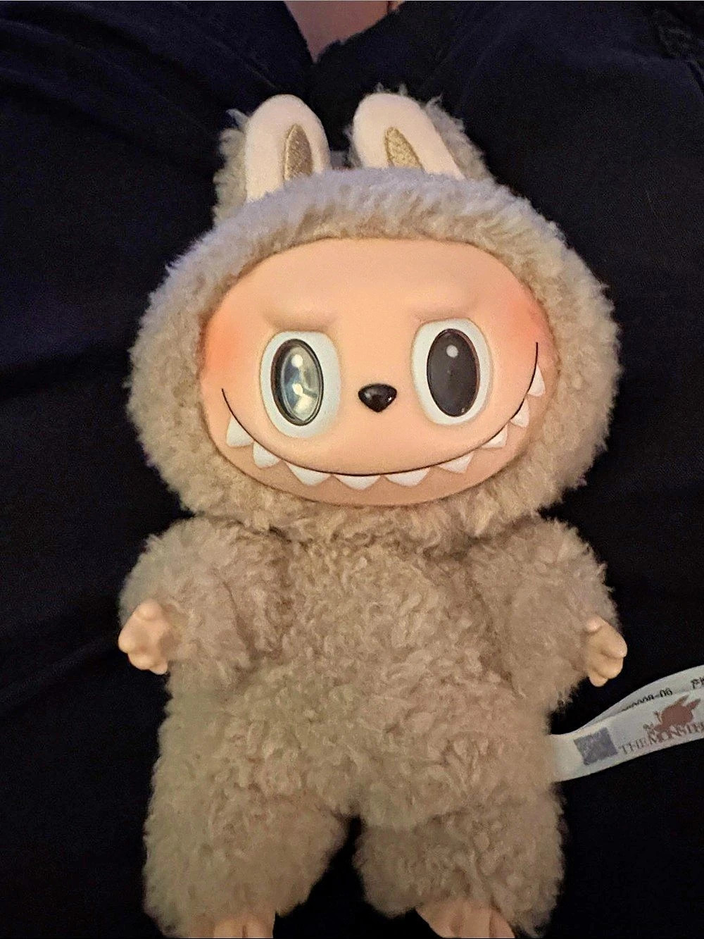POP MART THE MONSTERS Plush Keychain in Brown Like New